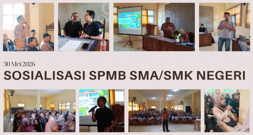 Sosialisasi SPMB SMA/SMK Negeri Jateng 2026 di SMPN 2 Pekalongan